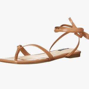 Nine West Brown Strappy Sandals